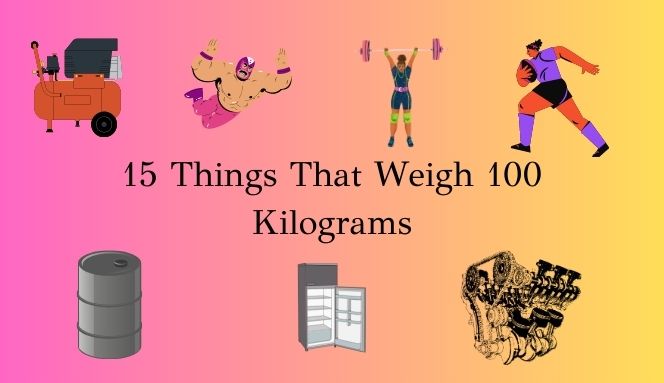 Images & Detail of 15 Things That Weigh 100 Kilograms - Weight of Things