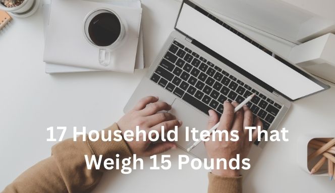 household items that weigh 15 pounds