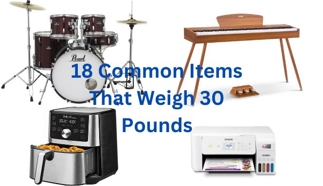 18 Common Items That Weigh 30 Pounds Images Weight Of Things