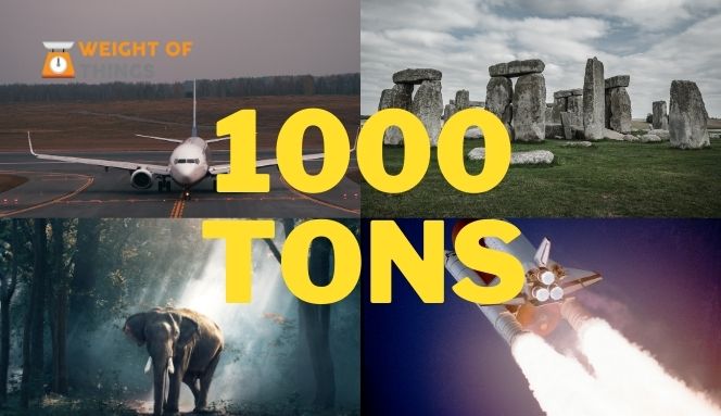 Things That Weigh 1000 Tons