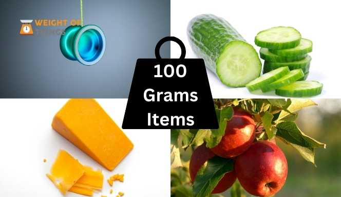Items That Weigh 100 Grams